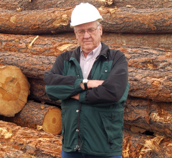 Bob Williams manages the Emerald Forest Products mill in Emmett. (Photo by Glenn Hadfield) 